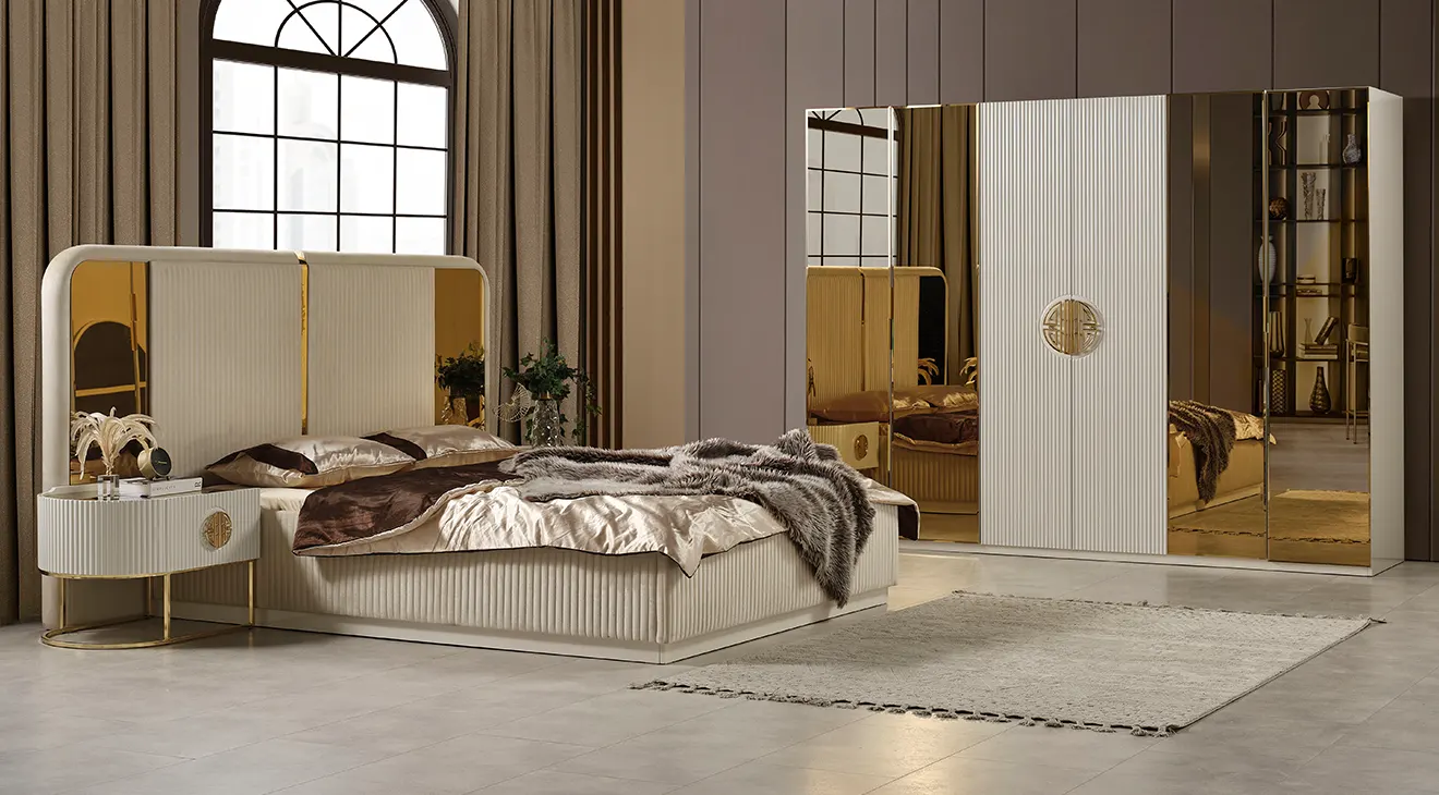 Gucci 6 Kapaklı Yatak Odası Takımı